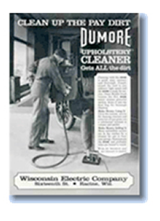 Dumore Corporation | Historical Wisconsin Electric Company Dumore Brand Upholstery Cleaner Catalog Dumore Corporation | Historical Wisconsin Electric Company Dumore Brand Upholstery Cleaner Catalog
